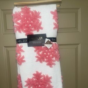 Pink Rachel Zoe Snowflaje blanket